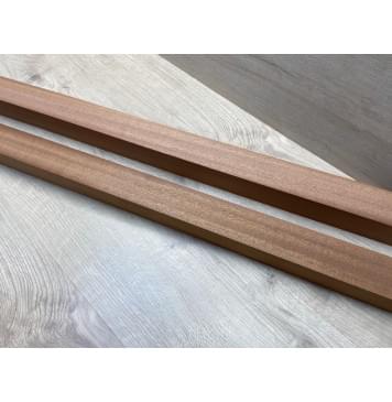 Сапели заготовка для переклеенного сквозного грифа гитары Радиал АА 49х(44-44)х1285 мм-1