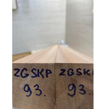 Сапели заготовка для переклеенного сквозного грифа гитары Радиал АА 49х(44-44)х1285 мм-3