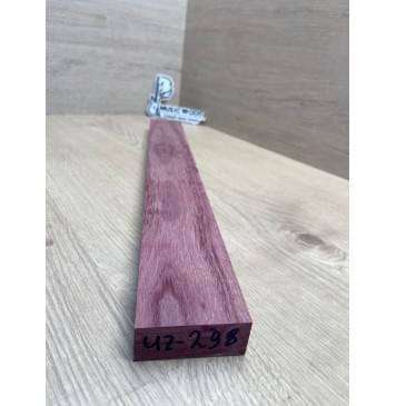 Амарант Пламя Универсальная заготовка Тангент ААА Волна АА 21х57х497 мм-1