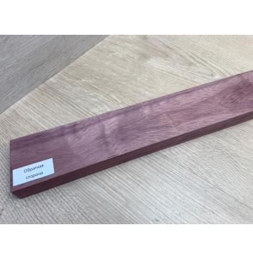 Амарант Пламя Универсальная заготовка Тангент ААА Волна АА 21х57х497 мм-9