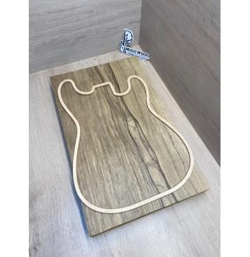 Корина Чёрная заготовка корпуса Радиал ААА 52х330х533 мм, 625 кг/м3, Массив-2