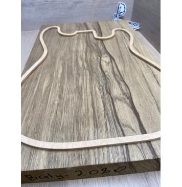 Корина Чёрная заготовка корпуса Радиал ААА 52х330х533 мм, 625 кг/м3, Массив-4