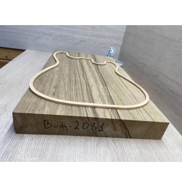 Корина Чёрная заготовка корпуса Радиал ААААА 52х330-325х569 мм, 625 кг/м3, Массив-4