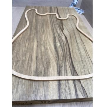 Корина Чёрная заготовка корпуса Радиал ААА 47х335х583 мм, 625 кг/м3, Массив-5