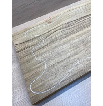 Корина Чёрная заготовка корпуса Радиал ААА 37.5х(335-315)х495 мм, 625 кг/м3, Массив-7