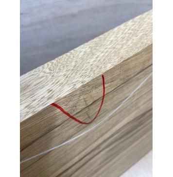 Корина Чёрная заготовка корпуса Радиал ААА 37.5х(335-315)х495 мм, 625 кг/м3, Массив-4