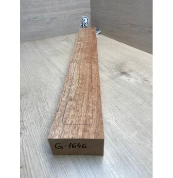 Махагон Африканский Кая заготовка грифа Смешанный ААА 49.5х93х710 мм-2