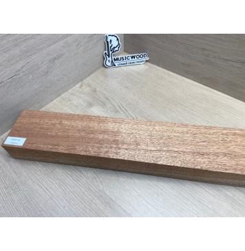 Махагон Африканский Кая заготовка грифа Смешанный ААА 49.5х93х710 мм-7