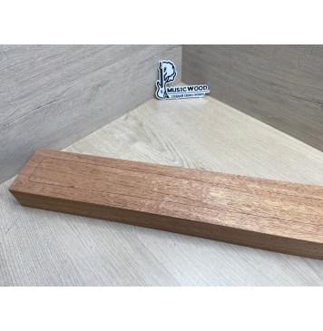 Махагон Африканский Кая заготовка грифа Смешанный ААА 50.5х96х713 мм-3