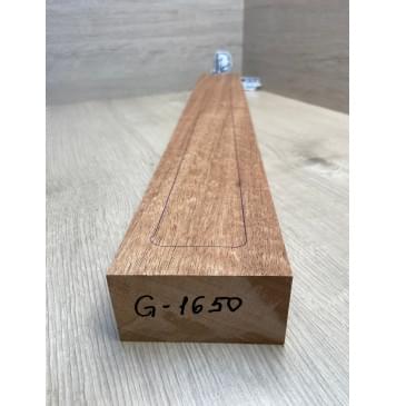 Махагон Африканский Кая заготовка грифа Смешанный ААА 50.5х96х713 мм-1