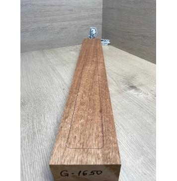 Махагон Африканский Кая заготовка грифа Смешанный ААА 50.5х96х713 мм-2