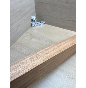 Махагон Африканский Кая заготовка грифа Смешанный ААА 50.5х96х713 мм-7