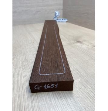 Венге заготовка грифа Радиал ААА 29х(97-87)х718 мм-3