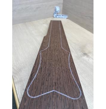 Венге заготовка грифа Радиал ААА 29х(97-87)х718 мм-10