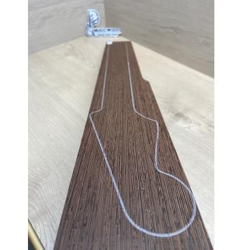 Венге заготовка грифа Радиал ААА 29х(97-87)х718 мм-5