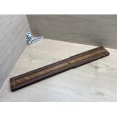 Клён Печёный 180гр/Венге заготовка для переклеенного грифа электрогитары Радиал АА Радиал ААА Волна АА 24х(29.5-21-30)х680 мм - из 3 частей (АКЦИЯ)