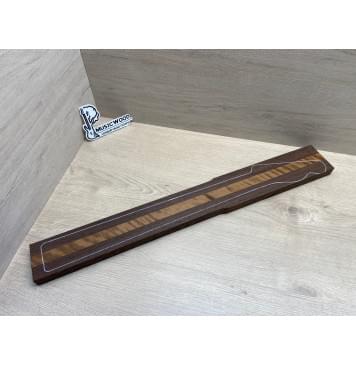 Клён Печёный 180гр/Венге заготовка для переклеенного грифа электрогитары Радиал АА Радиал ААА Волна АА 24х(29.5-21-30)х680 мм - из 3 частей (АКЦИЯ)-0
