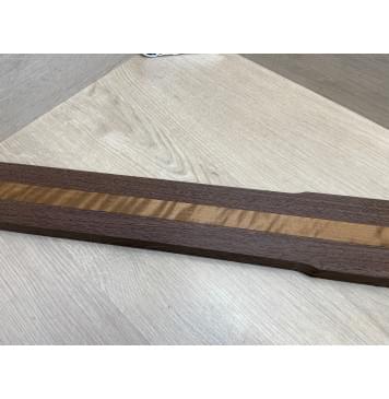 Клён Печёный 180гр/Венге заготовка для переклеенного грифа электрогитары Радиал АА Радиал ААА Волна АА 24х(29.5-21-30)х680 мм - из 3 частей (АКЦИЯ)-6