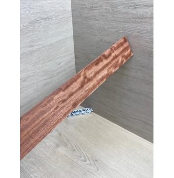 Бубинго Пламя заготовка накладки для электрогитары Радиал ААААА 9х62-53х525 мм-11