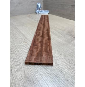 Бубинго Пламя заготовка накладки для электрогитары Радиал ААА Волна АА 8х75-65х532 мм-6