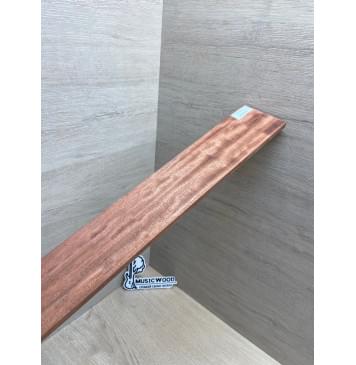 Бубинго Пламя заготовка накладки для электрогитары Радиал ААА Волна АА 8х75-65х532 мм-8