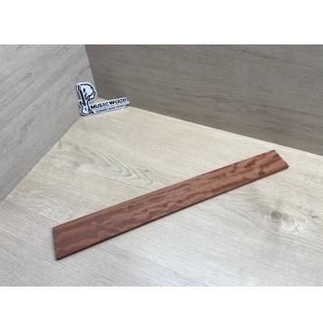 Бубинго Пламя заготовка накладки для электрогитары Радиал ААААА Волна АА 8х62-54х524 мм-0