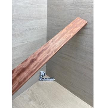 Бубинго Пламя заготовка накладки для электрогитары Радиал ААААА Волна АА 8х62-54х524 мм-7