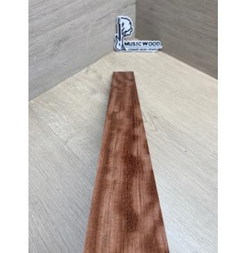 Бубинго Пламя заготовка накладки для электрогитары Радиал ААААА Волна АА 8х62-54х524 мм-8