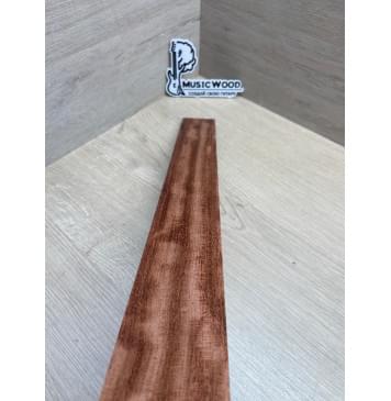 Бубинго Пламя заготовка накладки для электрогитары Радиал ААААА Волна АА 8х61-54х524 мм-9