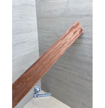 Бубинго Пламя заготовка накладки для электрогитары Радиал ААААА Волна АА 8х61-54х524 мм-10