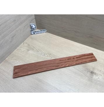 Бубинго Пламя заготовка накладки для электрогитары Радиал ААА Волна АА 8.5х75-64х534 мм-0