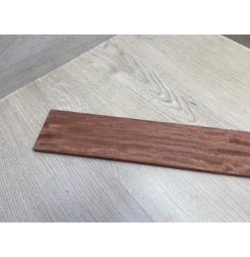 Бубинго Пламя заготовка накладки для электрогитары Радиал ААА Волна АА 8.5х75-64х534 мм-3