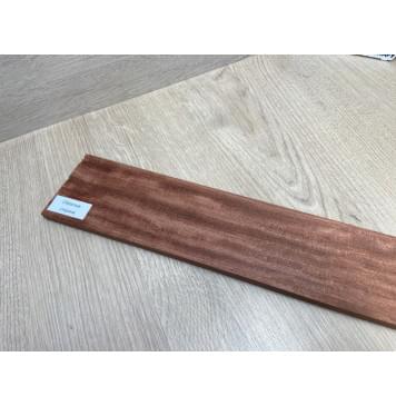 Бубинго Пламя заготовка накладки для электрогитары Радиал ААА Волна АА 8.5х75-64х534 мм-10