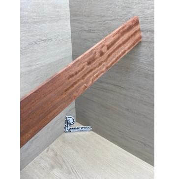 Бубинго Пламя заготовка накладки для электрогитары Радиал ААА Волна АА 8.5х75-64х534 мм-11