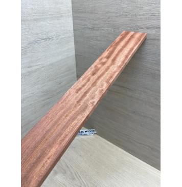 Бубинго Пламя заготовка накладки для электрогитары Радиал ААА Волна АА 8.5х75-64х534 мм-7