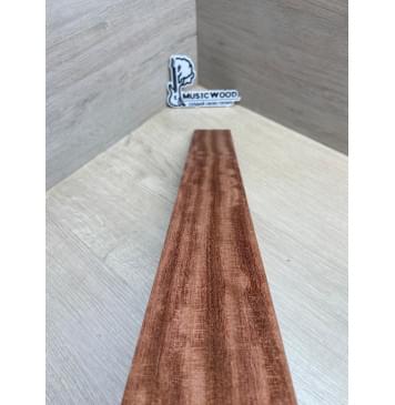 Бубинго Пламя заготовка накладки для электрогитары Радиал ААА Волна АА 8.5х75-64х534 мм-6