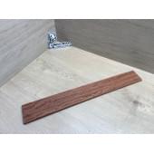 Бубинго Пламя заготовка накладки для электрогитары Радиал ААА Волна АА 8х75-67х532 мм