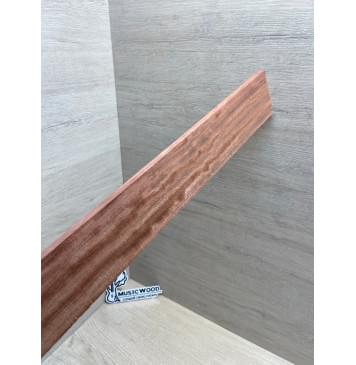 Бубинго Пламя заготовка накладки для электрогитары Радиал ААА Волна АА 8х75-67х532 мм-10