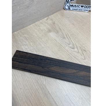 Зирикот заготовка накладки для электрогитары Радиал ААААА 8(7)х66-51х514 мм-3