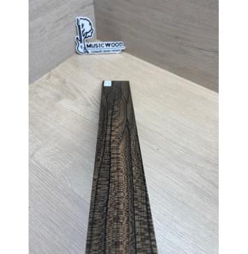 Зирикот заготовка накладки для электрогитары Радиал ААААА 8(7)х66-51х514 мм-14