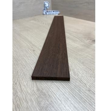 Венге заготовка накладки для электрогитары Радиал АА 9х(77.5-65.5)х554 мм-2