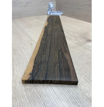 Зирикот заготовка накладки для электрогитары Радиал ААААА 11х107-88х617 мм-2