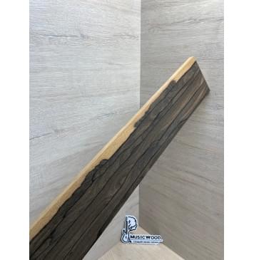 Зирикот заготовка накладки для электрогитары Радиал ААААА 11х107-88х617 мм-11