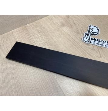 Граб Black заготовка накладки для электрогитары Смешанный АА 9х69х555 мм-3
