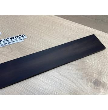Граб Black заготовка накладки для электрогитары Смешанный АА 9х64х550 мм-5