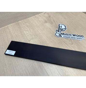 Граб Black заготовка накладки для электрогитары Смешанный АА 9х64х550 мм-6
