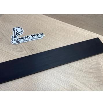 Граб Black заготовка накладки для электрогитары Смешанный АА 9х65х550 мм-3