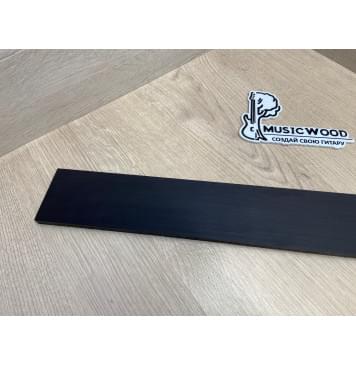 Граб Black заготовка накладки для электрогитары Смешанный АА 9х65х550 мм-2