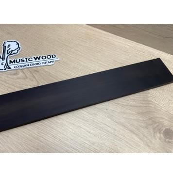 Граб Black заготовка накладки для электрогитары Смешанный АА 9х65х550 мм-6