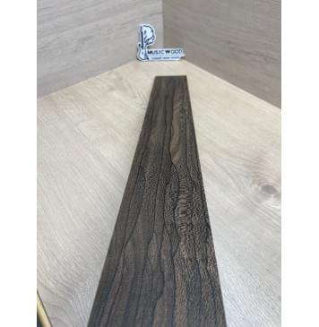 Зирикот заготовка накладки для бас-гитары Радиал ААААА 9х94-86х710 мм-5